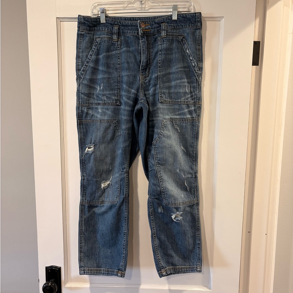 Anthropologie Pilcro distressed carpenter jeans